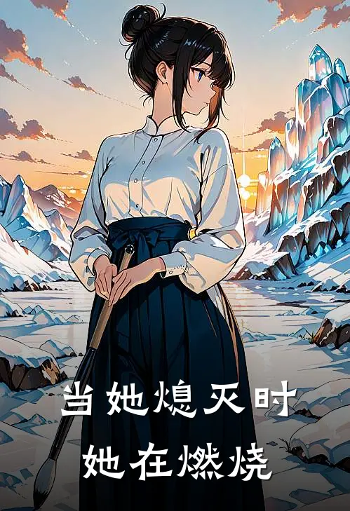 当她熄灭时，她在燃烧