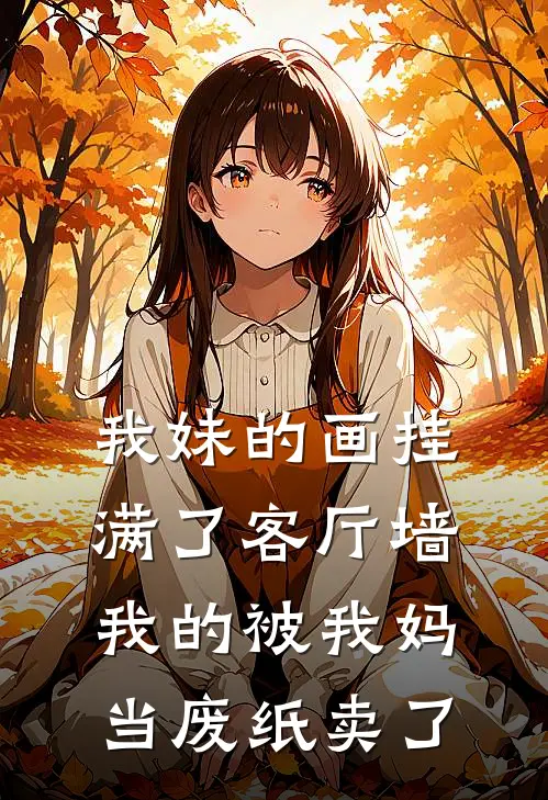 我妹的画挂满了客厅墙，我的被我妈当废纸卖了