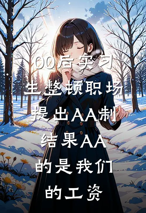 00后实习生整顿职场提出AA制,结果AA的是我们的工资