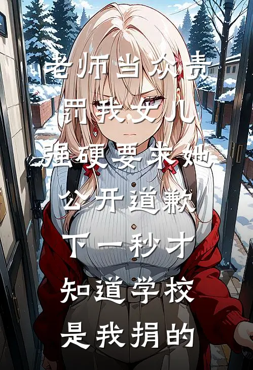 老师当众责罚我女儿，强硬要求她公开道歉，下一秒才知道学校是我捐的