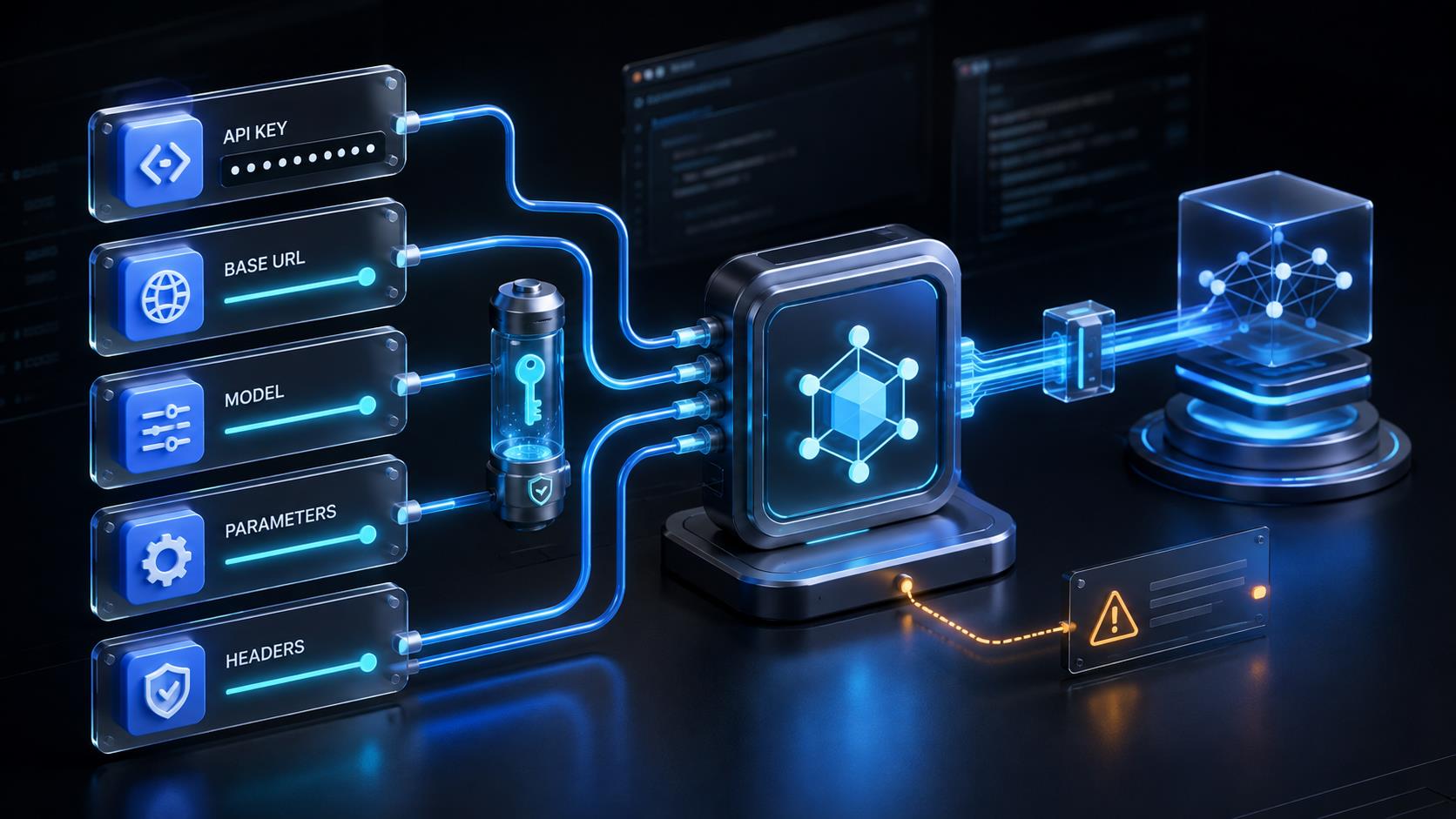 Codex 环境变量一致性 3D 科技渲染