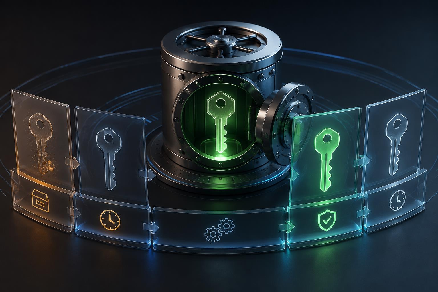 API Key 轮换周期三维科技图