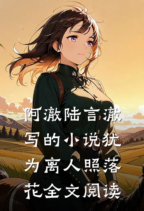阿澈陆言澈写的小说犹为离人照落花全文阅读
