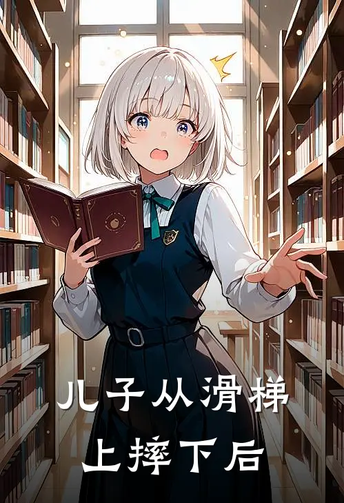 儿子从滑梯上摔下后