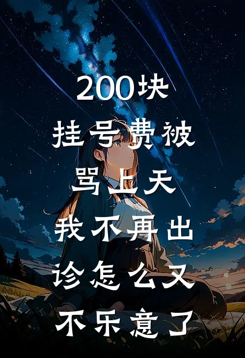 200块挂号费被骂上天，我不再出诊怎么又不乐意了