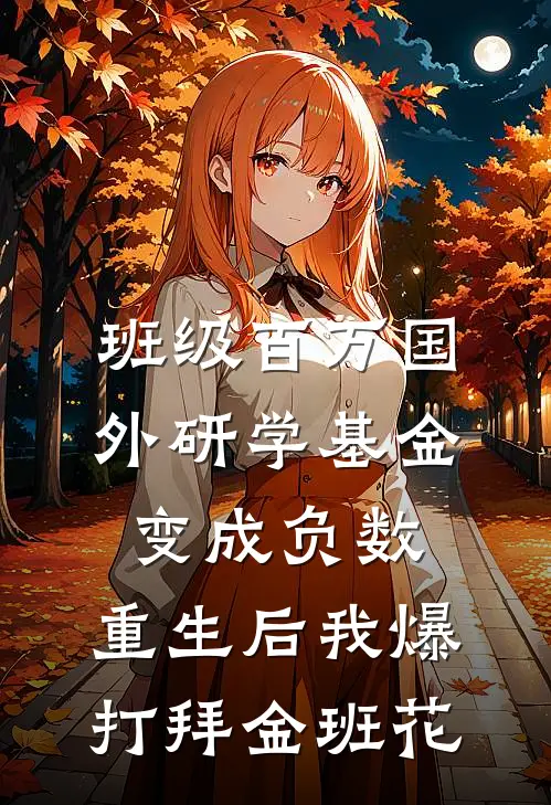 班级百万国外研学基金变成负数，重生后我爆打拜金班花