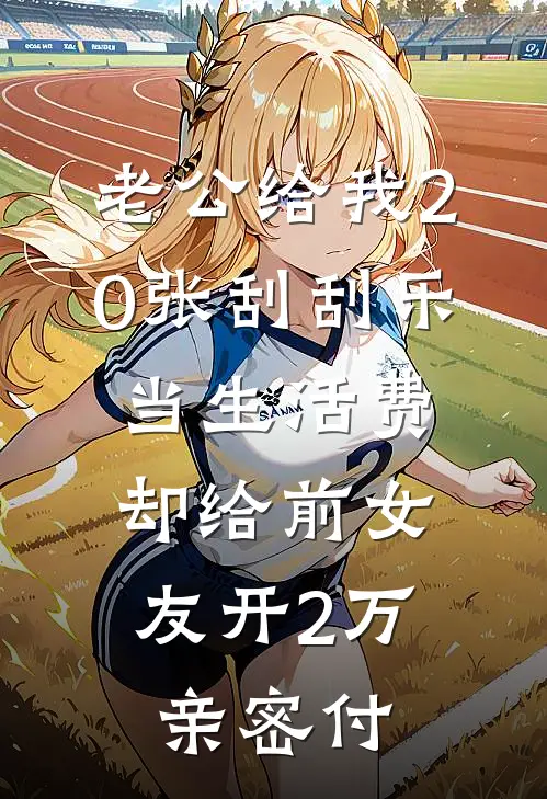 老公给我20张刮刮乐当生活费，却给前女友开2万亲密付