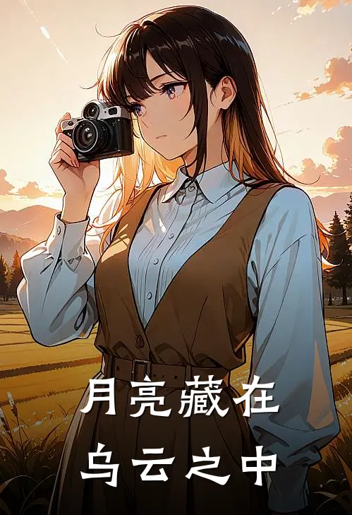 月亮藏在乌云之中