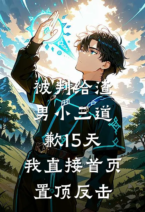被判给渣男小三道歉15天，我直接首页置顶反击