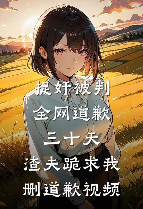 捉奸被判全网道歉三十天，渣夫跪求我删道歉视频