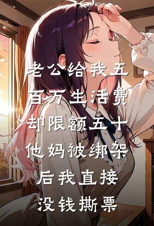 老公给我五百万生活费却限额五十，他妈被绑架后我直接没钱撕票