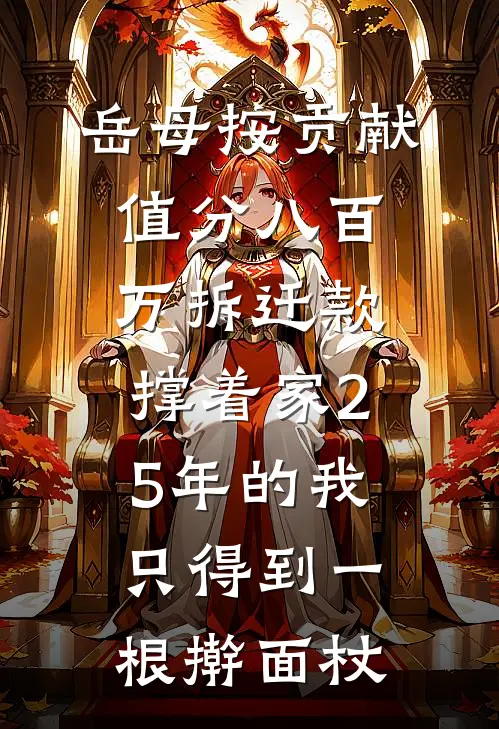 岳母按贡献值分八百万拆迁款，撑着家25年的我只得到一根擀面杖