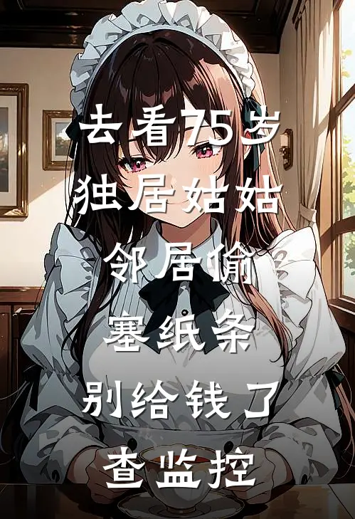 去看75岁独居姑姑，邻居偷塞纸条：别给钱了，查监控