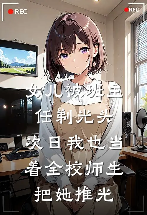 女儿被班主任剃光头，次日我也当着全校师生把她推光