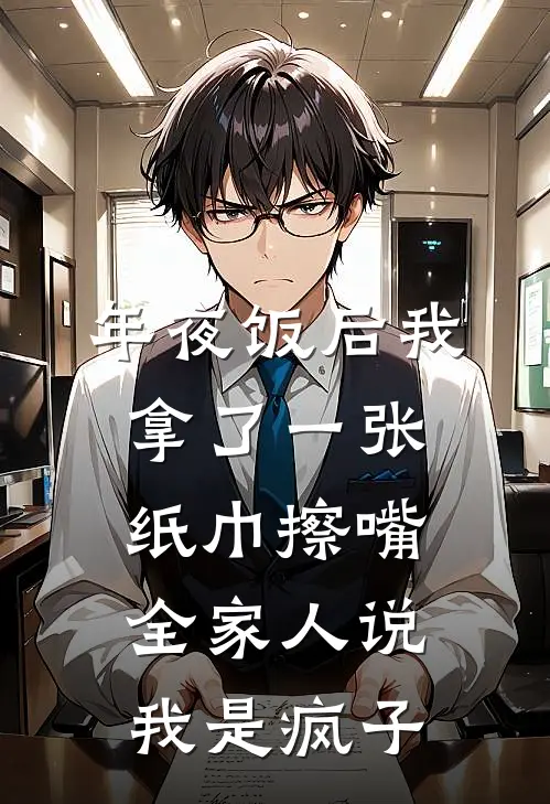 年夜饭后我拿了一张纸巾擦嘴，全家人说我是疯子
