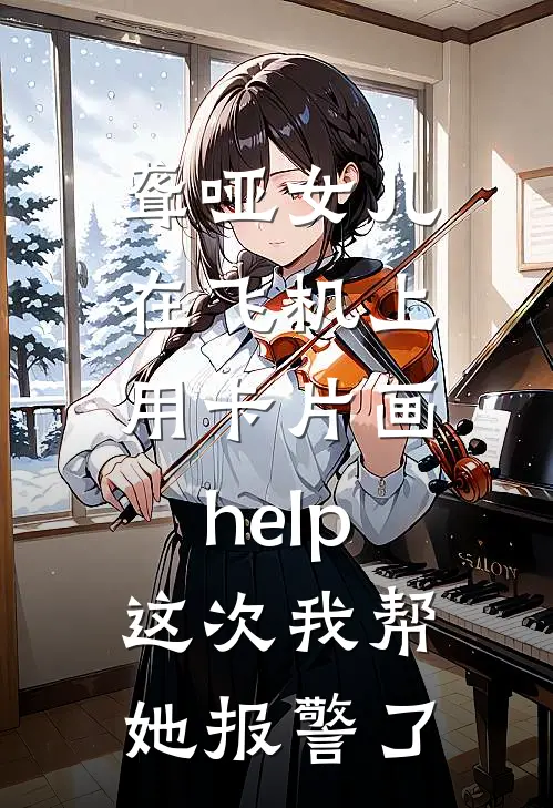聋哑女儿在飞机上用卡片画help，这次我帮她报警了