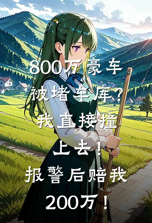 800万豪车被堵车库？我直接撞上去！报警后赔我200万！