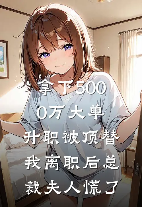 拿下5000万大单，升职被顶替，我离职后总裁夫人慌了