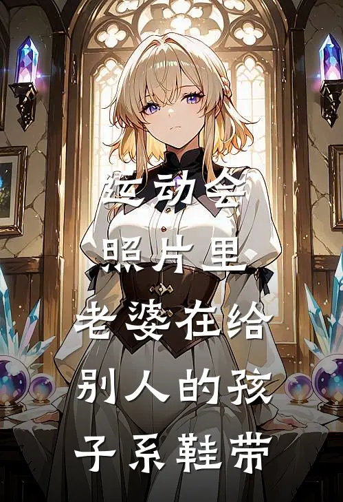 运动会照片里，老婆在给别人的孩子系鞋带