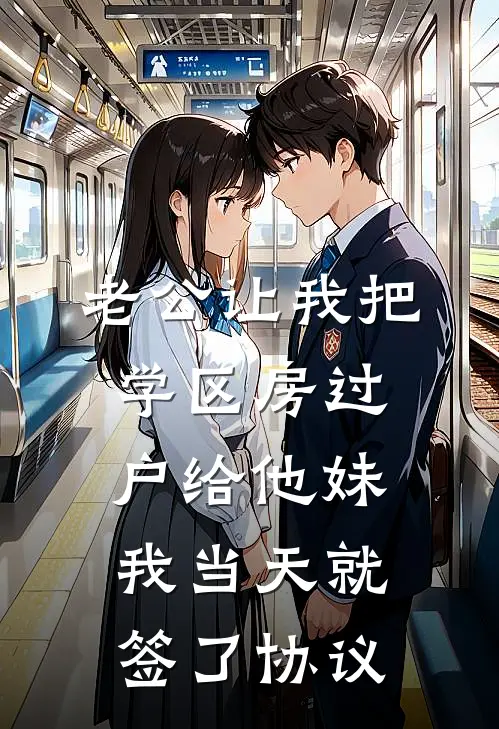 老公让我把学区房过户给他妹，我当天就签了协议