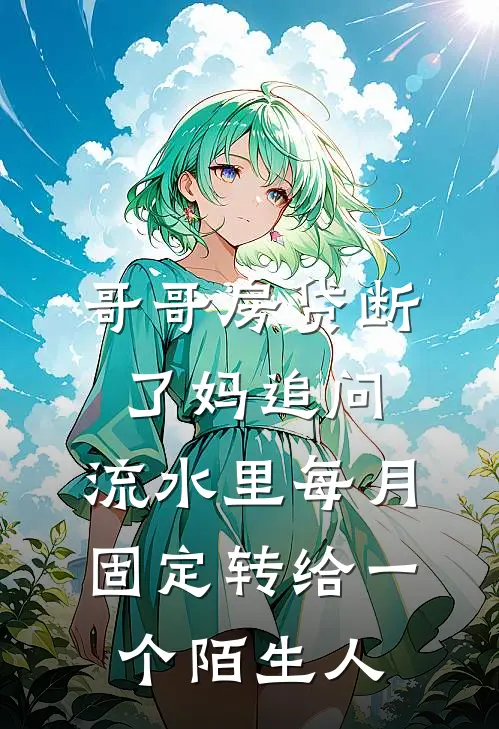 哥哥房贷断了妈追问，流水里每月固定转给一个陌生人