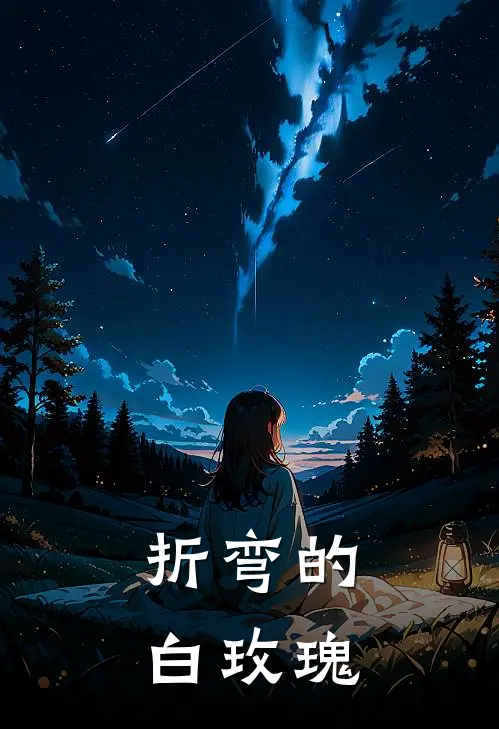 折弯的白玫瑰