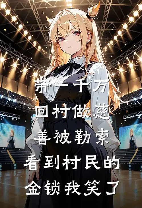 带一千万回村做慈善被勒索，看到村民的金锁我笑了