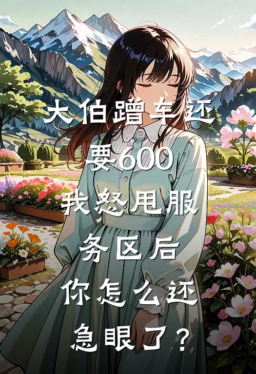 大伯蹭车还要600，我怒甩服务区后，你怎么还急眼了？