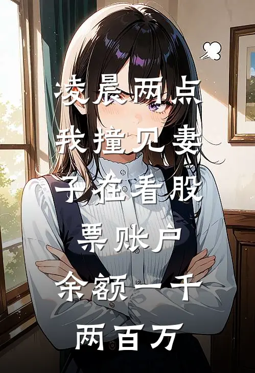 凌晨两点，我撞见妻子在看股票账户，余额一千两百万