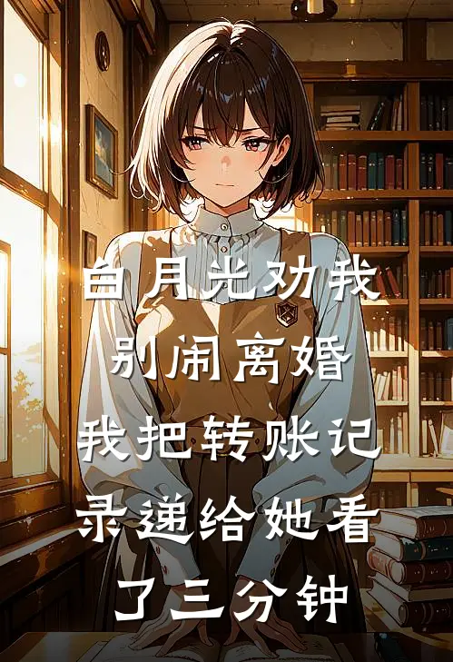 白月光劝我别闹离婚，我把转账记录递给她看了三分钟
