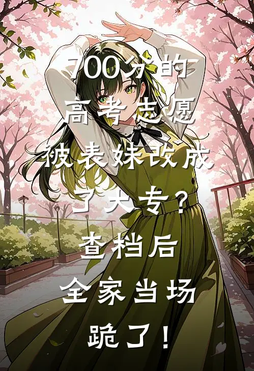700分的高考志愿，被表妹改成了大专？查档后，全家当场跪了！