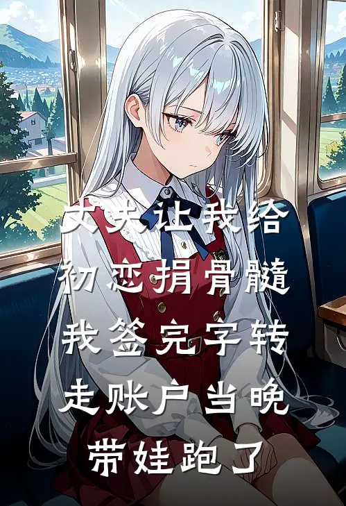 丈夫让我给初恋捐骨髓，我签完字转走账户当晚带娃跑了
