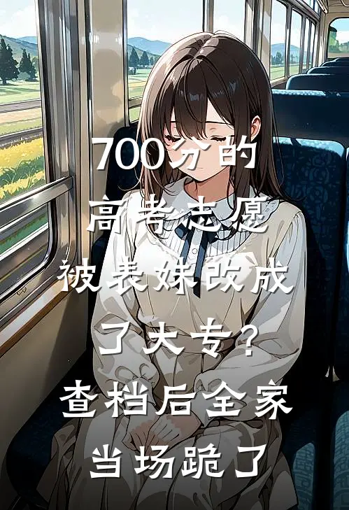700分的高考志愿，被表妹改成了大专？查档后，全家当场跪了